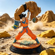 20cm Dragon Ball Z Goku vs Nappa PVC Action Figure Anime Collectible Toy Gift picture