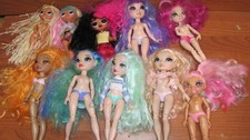 MGA Rainbow High Doll Lot of 10 Nude Mix Clothed Fashion Dolls Loose picture