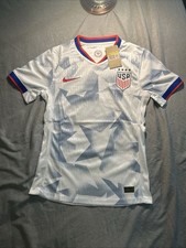 Nike USA Men's Soccer Jersey Size S/M Dri-FIT ADV White/Gray Blue/Red picture