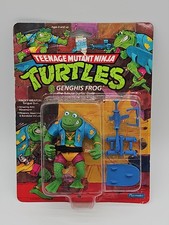 TMNT 1989 Genghis Frog Mutant Display Insert NEW SEALED Ninja Turtles  picture