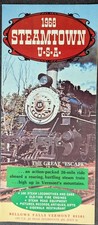 ***VINTAGE 1968 STEAMTOWN U.S.A. RAILROAD BROCHURE***VERMONT  picture