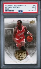 2009-10 Upper Deck Jordan Legacy Gold Gold Michael Jordan PSA 9 #63 picture
