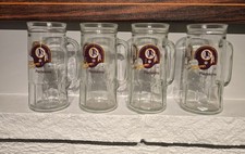 Vintage Washington Redskins Glass Beer Stein/Mug  Handle  FISHER peanuts promo picture