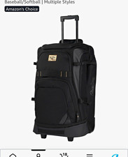 Rawlings Gold Collection Wheeled Equipment Bag Telescopic Handle Black 25x15x12 picture
