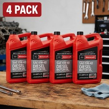 4 PACK - MOTORCRAFT XO15W405Q3SD Super Duty Diesel; SAE 15W-40; 5 Quart picture