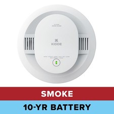 Kidde Smoke Detector with Photoelectric Sensor, 10-Year Sealed Lithium Battery, picture