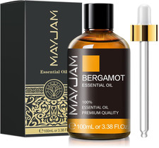 Bergamot Essential Oil, MAYJAM Premium Pure Essential Oils, 3.38FL.OZ Large Vo.. picture