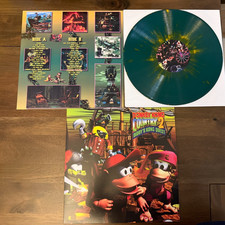 DONKEY KONG COUNTRY 2 LP VINYL GREEN DIDDY NOT MOONSHAKE VGM OST SNES NINTENDO picture