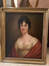 Waldorf Astoria Hotel Provenance-Antique 19th/20 Portrait Painting Oil On Canvas picture