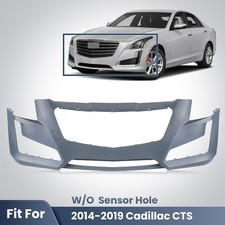 For 2014-2019 Cadillac CTS Front Upper Bumper Cover w/o Sensor Hole 84033411 picture