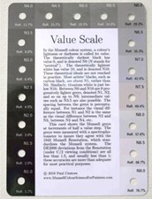 Munsell-Accurate Value/Gray Scale for Artists, Designers, Quilters, etc. picture