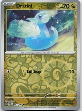 Dratini 157/197 Common Obsidian Flames Pokemon Reverse Holo Near Mint picture