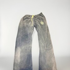 Hellstar Men’s Gray Logo Sweatpants 2XL Drawstring Elastic Waist Solid picture