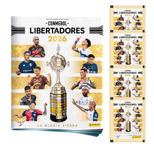 Panini CONMEBOL Libertadores 2026 Sticker Album + 4 Packs Softcover New picture