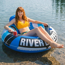 Sunlite Sports Inflatable River Tube Float - Heavy Duty River Float Pool Floats picture