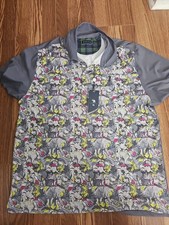Bill William Murray Men's XL It's Like a Jungle Golf Stretch Polo Shirt picture