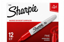 Sharpie Fine Point Permanent Marker Red 12 Count Pack 30002 New Sealed picture