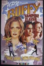 Sarah Michelle Gellar Signed Musical 11x17 Buffy Vampire Slayer BTVS Beckett COA picture