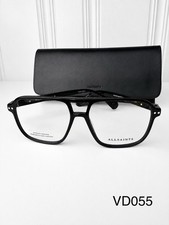 NEW AllSaints Hopper ALS1031 001 Gloss Black Eyeglasses 55-15-140 w/ Case picture
