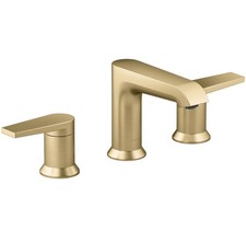 Kohler K-97093-4-2MB Hint 1.2 GPM Widespread Bathroom Faucet with Drain, Brushed picture