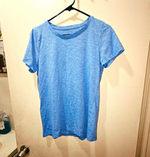 Sonoma Goods For Life The Everyday Tee Men's L Blue Solid Crew Neck T-Shirt picture