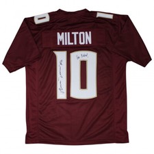 McKenzie Milton Signed Florida State Seminole Jersey Insc. 