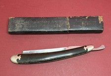 Ross W. Black Pittsburgh Pa COMPANION Straight Razor picture