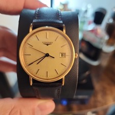[Near MINT] Vintage LONGINES Grand Classic L4.636.2 33mm Gold Quartz Men's Watch picture