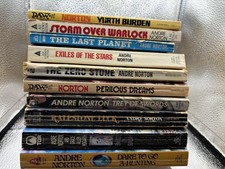 Lot of 10 Vintage Andre Norton Science Fiction PB Books picture