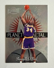 1997-98 Skybox Metal Universe Shaquille O'Neal Planet #4 PM Lakers picture