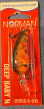 *Pre-Pradco Norman Lures DEEP BABY N Made in USA 1/4 oz GDBN-225 APOCALYPSE picture