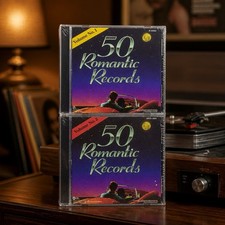 50 Romantic Records Vol. 1 & 2 Various Artists Lot of 2 CDs Sealed picture