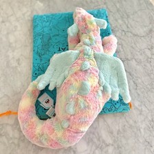 Jellycat Lazulia Dragon Plush Toy – Rare Dragon Limited Edition Best Gift NWT picture