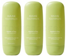 3 HAAN APPLE A DAY Green Apple & Mint Mineralizer Gel Toothpaste 55ml picture
