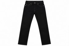 MEN'S TRUE RELIGION JEANS Size 33 x 32 Geno No Flap SN Body Rinse Black $149 picture