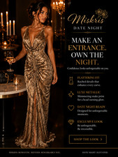 LUXXEL Metallic Snake Print Ruched Maxi Dress Gold Bronze Size Medium NWT picture