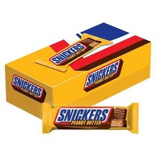 Snickers Peanut Butter Squared Chocolate Candy Bars 1.78 oz Pack of 18 picture