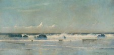 Sydney Laurence Seascape St Ives 1890 Cornwall Marine Tonalist Art picture