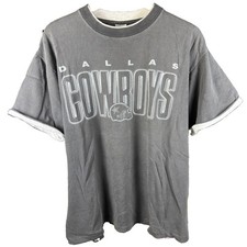 Vintage Salem Sportswear Dallas Cowboys Bold Spellout Tee XL 90s NFL picture