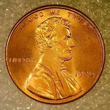 🔥 BU (RD) 1996 LINCOLN MEMORIAL CENT DDO W/ DDR VARIETY picture