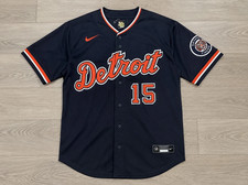 Detroit Tigers #15 Max Clark Black Alternate Stitched Baseball Jersey New picture