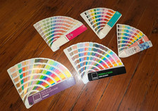 Pantone Fan Decks 5 Total Color Match, Graphic Desinger, Formula Guide, Art picture