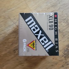 Maxell XLII Audio Cassette Tapes 90 Minute. Six Count NEW Unopened Tapes Japan picture