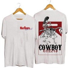 Vintage 1990s Marlboro Man shirt Cowboy Unisex T-Shirt picture