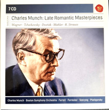 Charles Munch Late Romantic Masterpieces 7 CD Box Set RCA Sony Boston picture