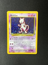 Pokemon Mewtwo Base Set 10/102 Holo Rare NM picture