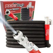 Pocket Hose Silver Bullet 2.0 Expandable Garden Hose 100-FT Adjustable Turbo picture