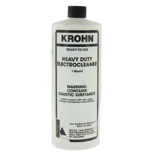 Krohn Heavy Duty Electrocleaner Plating Cleaning Solution One Quart Ready To Use picture