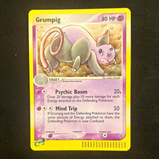 Nintendo Pokemon TCG Grumpig 6/97 EX Sandstorm EN  Holo picture