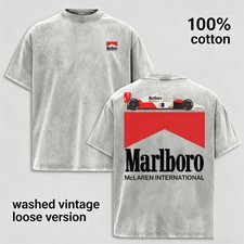 Retro Open Wheel Racing Vintage Oversized Unisex Cotton T-shirt picture